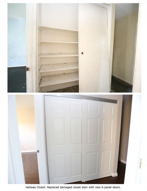 Hallway closet